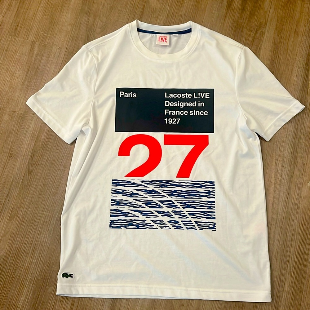 Lacoste Live! T-Shirt Size 3 New Unworn